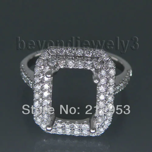 Vintage Emerald Cut 7x9mm 18Kt White Gold Semi Ring mount for Wedding Fine Jewelry Wholesale R0014
Vintage Emerald Cut 7x9mm 18Kt White Gold Semi Ring mount for Wedding Fine Jewelry Wholesale R0014