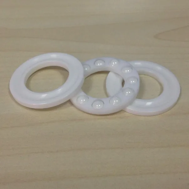 Full Ceramic Bearing ZrO2 51100 8100 10x24x9 mm Thrust ball bearings Non-magnetic Insulating PTFE Cage ABEC 3
Full Ceramic Bearing ZrO2 51100 8100 10x24x9 mm Thrust ball bearings Non-magnetic Insulating PTFE Cage ABEC 3