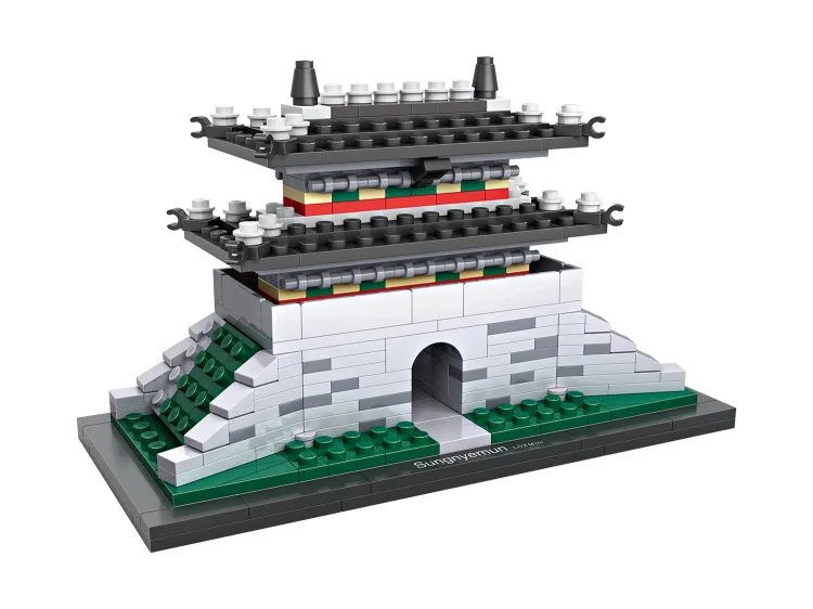 Classic World famous architecure Chongli gate Seoul South Kerean mini block model building bricks assemble toys for kids gifts
Classic World famous architecure Chongli gate Seoul South Kerean mini block model building bricks assemble toys for kids gifts