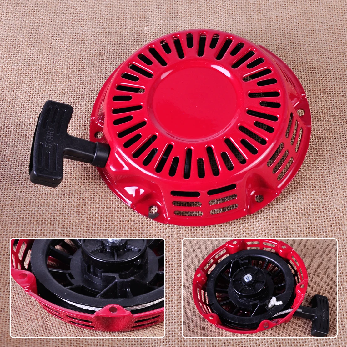 LETAOSK New Recoil Pull Starter Assembly Fit for Honda GX120 GX160 GX200 Generator 28400-ZH8-023YA
LETAOSK New Recoil Pull Starter Assembly Fit for Honda GX120 GX160 GX200 Generator 28400-ZH8-023YA