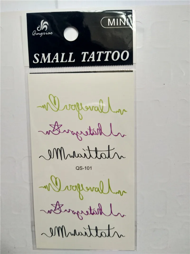 Водостойкие временная татуировка наклейки для нот поддельные татуировки