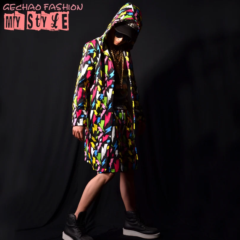 M-6XL!!! Nightclub male singer DSDJ quanzhilong GD color lightning atmosphere set bar costumes accessories.
M-6XL!!! Nightclub male singer DSDJ quanzhilong GD color lightning atmosphere set bar costumes accessories.