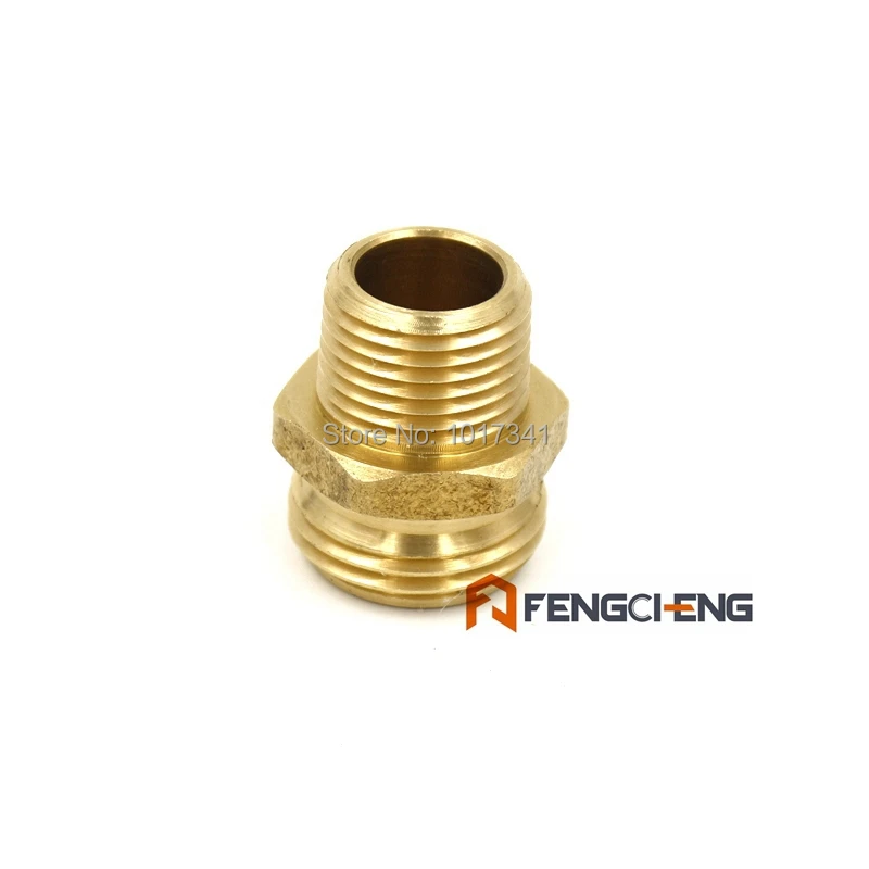3/4 "мужской американский Садовый шланг с резьбой x 1/2" Мужской NPT латунный