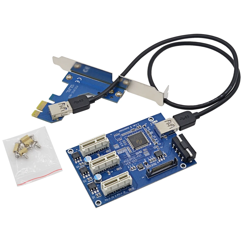 NOTAYO High VER005 PCI E до 3 1X карта расширения слота ITX для внешнего PCIE адаптер множителя