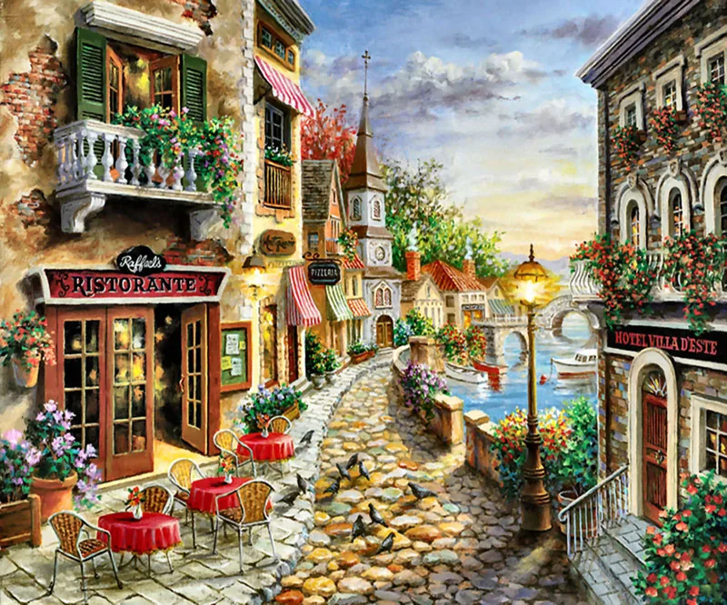 Craft Needlework Diy Handicrafts City Landscape Diamond Painting Street Painting Diamond Embroidery Square Drill Mosaic Picture
Craft Needlework Diy Handicrafts City Landscape Diamond Painting Street Painting Diamond Embroidery Square Drill Mosaic Picture