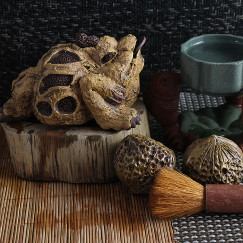 Creative Boutique Yixing Purple Clay Manual Tea Pet Lucky Golden Toad Figurine Ceramic Crafts Tea Tray Ornaments Tea Accessories
Creative Boutique Yixing Purple Clay Manual Tea Pet Lucky Golden Toad Figurine Ceramic Crafts Tea Tray Ornaments Tea Accessories