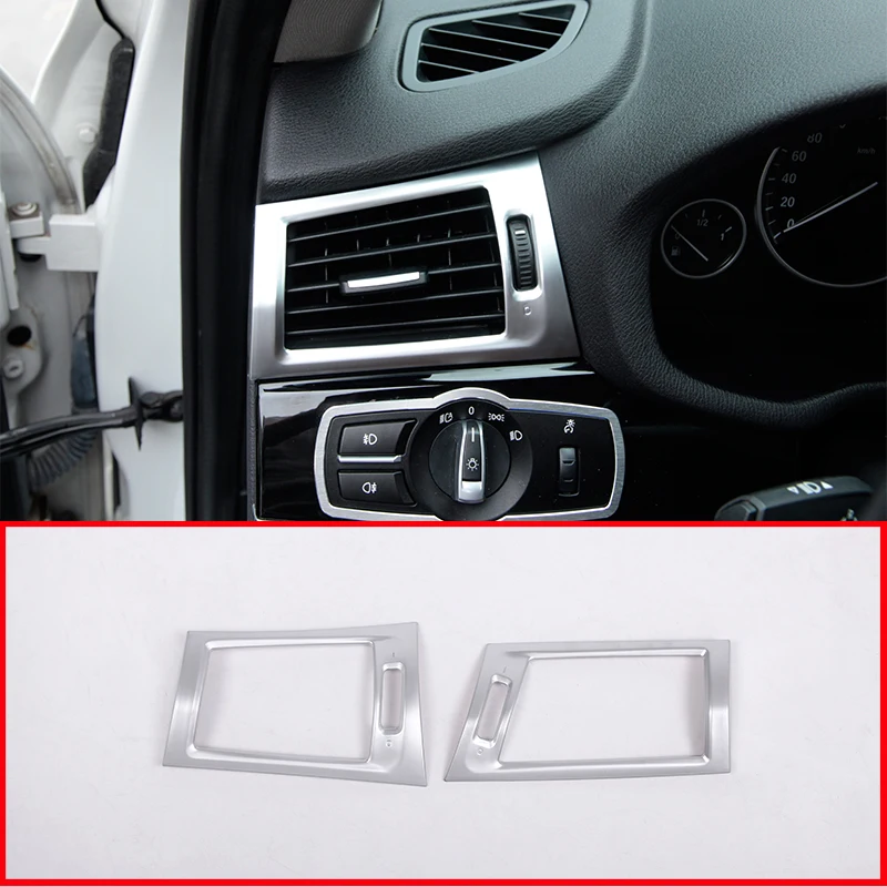 For BMW X3 X4 F25 F26 2013-2017 Car Accessory ABS Matte Chrome Side Air Conditioning Outlet Cover Trim Stickers For LHD
For BMW X3 X4 F25 F26 2013-2017 Car Accessory ABS Matte Chrome Side Air Conditioning Outlet Cover Trim Stickers For LHD
