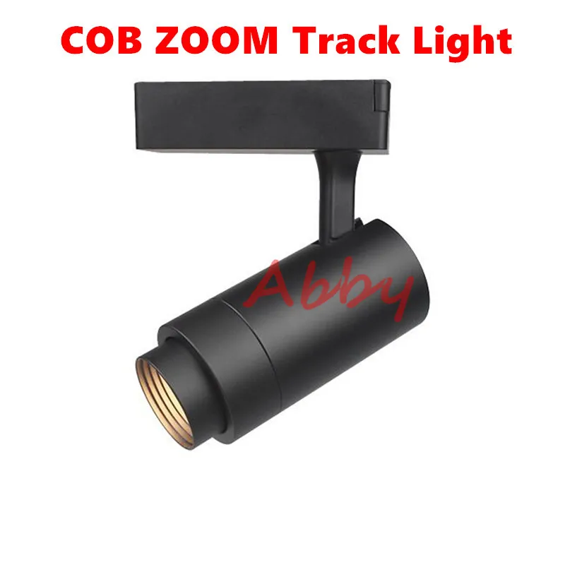 Высококачественный светодиодный Трековый прожектор 15 Вт/25 Вт/35 Вт COB ZOOM трековые