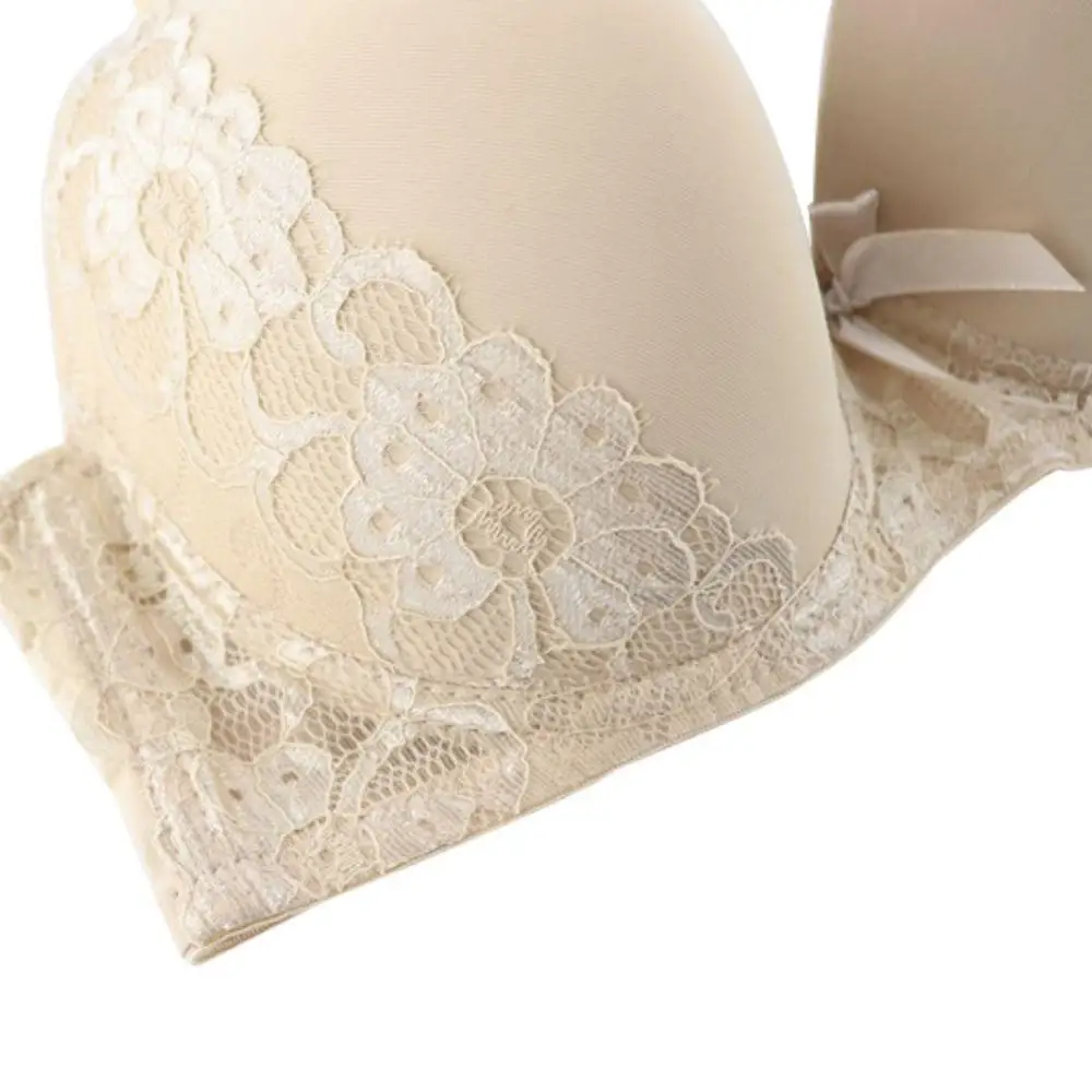 Underwire Padded Lace Large Size Push Up Lingerie Adjustable Embroidered Bow Bra 3/4 Cup Female Underwear
Underwire Padded Lace Large Size Push Up Lingerie Adjustable Embroidered Bow Bra 3/4 Cup Female Underwear