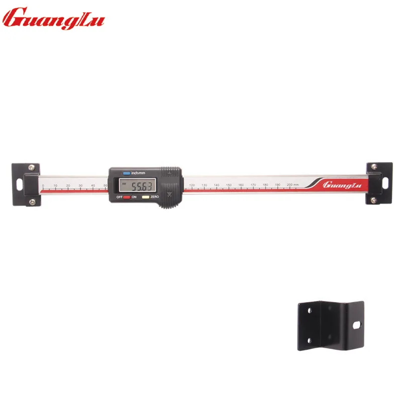 GUANGLU 0-200 мм цифровые весы горизонтального типа из нержавеющей стали ЖК-дисплей