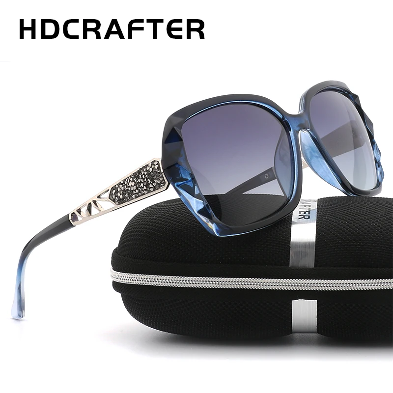 Очки солнцезащитные HDCRAFTER женские большие роскошные брендовые дизайнерские