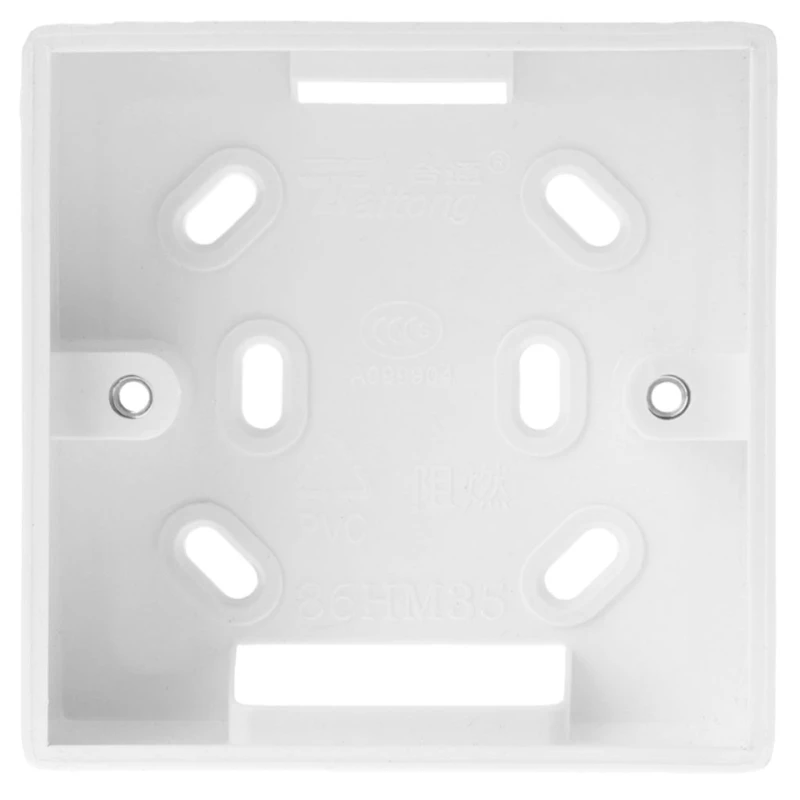86*86mm Wall Mounted Junction Box for Thermostat White Color Installation Box for Thermostat
86*86mm Wall Mounted Junction Box for Thermostat White Color Installation Box for Thermostat