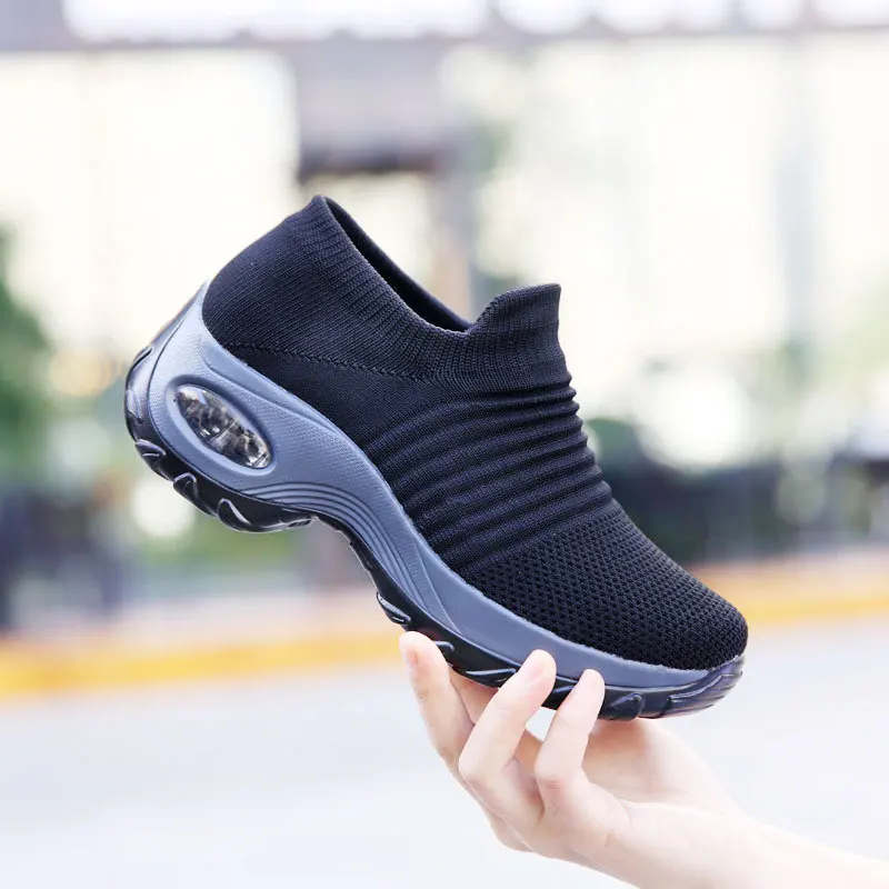 MWY Stretch Knitting Ladies Flat Shoes Zapatillas Mujer Deportiva Air Cushion Socks Sneakers Casual Shoes Outdoor Sports Shoes
MWY Stretch Knitting Ladies Flat Shoes Zapatillas Mujer Deportiva Air Cushion Socks Sneakers Casual Shoes Outdoor Sports Shoes