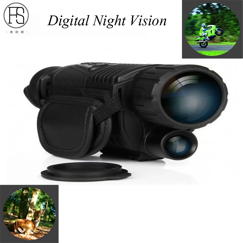 Tactical Monocular Infrared Digital Night Vision Goggles 5X40 Night Vision Scope Takes Photos Video Hunting 200m Telescope
Tactical Monocular Infrared Digital Night Vision Goggles 5X40 Night Vision Scope Takes Photos Video Hunting 200m Telescope