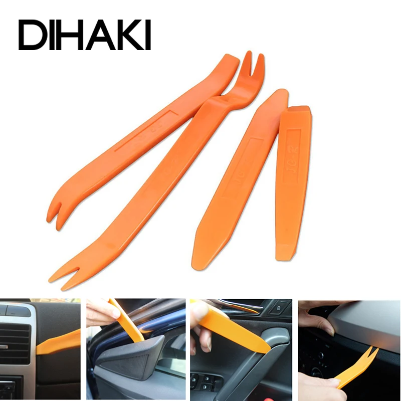 4pcs/Set Interior Tool Kit Pry Door Clip Radio Panel Car Removal Tool Plastic Trim Audio Dashboard Disassembly araba Repair Tool
4pcs/Set Interior Tool Kit Pry Door Clip Radio Panel Car Removal Tool Plastic Trim Audio Dashboard Disassembly araba Repair Tool