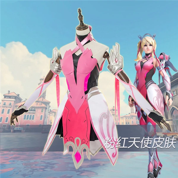 Аниме Горячая игра OW Mercy розовый Ангела Циглер боевая униформа косплей костюм полный комплект C
Аниме Горячая игра OW Mercy розовый Ангела Циглер боевая униформа косплей костюм полный комплект C