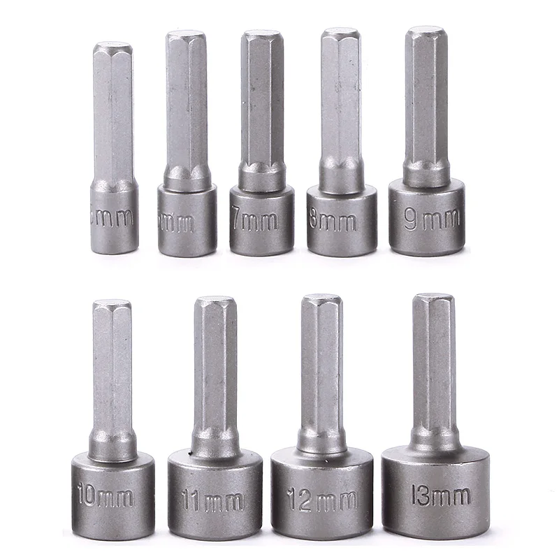 9 Pcs/Set Nutdriver Nut Driver Bit Set SAE & Metric Nut Driver Socket Bits Hex Shank Quick-Change Screwdrivers Power Tool #93365
9 Pcs/Set Nutdriver Nut Driver Bit Set SAE & Metric Nut Driver Socket Bits Hex Shank Quick-Change Screwdrivers Power Tool #93365
