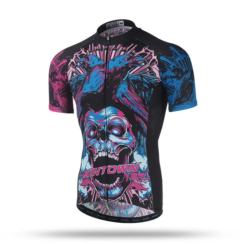 Xintown 2018 Skull Cycling Clothing Short Sleeve Polyester Cycling Jersey Top Men Summer mtb Road Bike Jersey Bicycle Clothes
Xintown 2018 Skull Cycling Clothing Short Sleeve Polyester Cycling Jersey Top Men Summer mtb Road Bike Jersey Bicycle Clothes