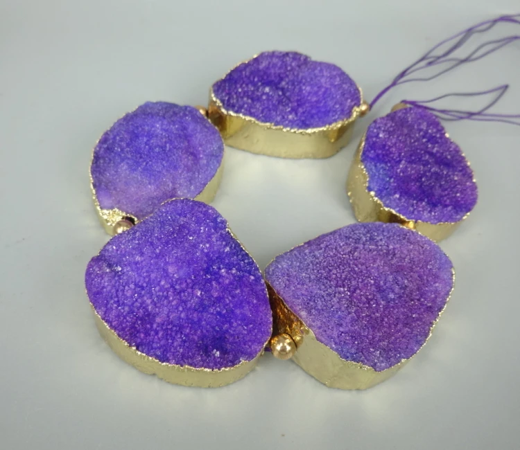 Purple Drusy Crystal Geode Point Pendants, Lovely Electro Geode Crystal Connector Drusy Pendant Plated Quartz Crystal
Purple Drusy Crystal Geode Point Pendants, Lovely Electro Geode Crystal Connector Drusy Pendant Plated Quartz Crystal
