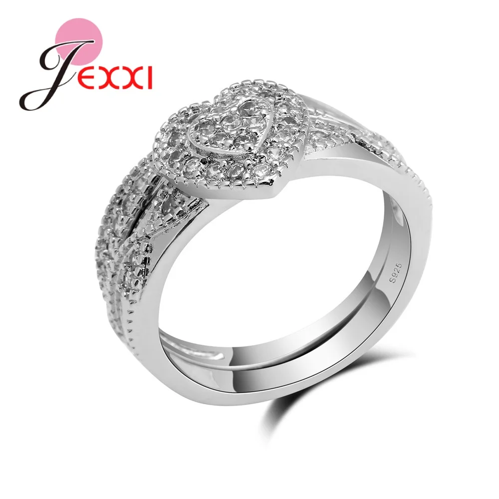 Couples 925 Sterling Silver Ring For True Love White Heart-Shape Crystal Engagement Wedding Jewelry Valentine's Day gift
Couples 925 Sterling Silver Ring For True Love White Heart-Shape Crystal Engagement Wedding Jewelry Valentine's Day gift