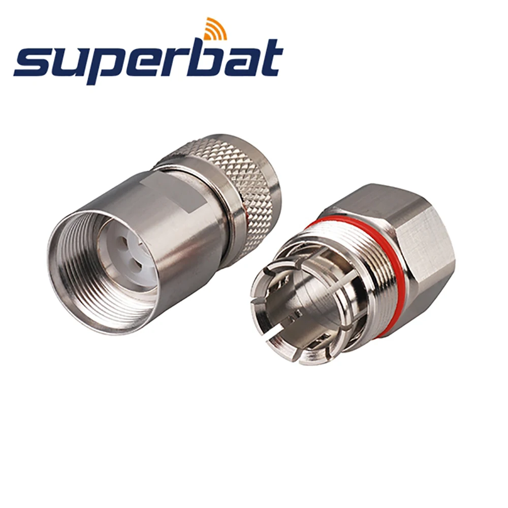 Superbat 10pcs N Clamp Male RF Coaxial Connector for Corrugated Copper 1/2" Cable
Superbat 10pcs N Clamp Male RF Coaxial Connector for Corrugated Copper 1/2" Cable