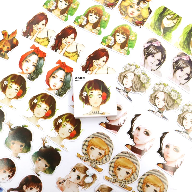 NEW Creative Cute Kawaii Girl Papers Stickers Flakes Romantic Love For Diary Decoration DIY Scrapbooking Sticker 45 Pcs/box
NEW Creative Cute Kawaii Girl Papers Stickers Flakes Romantic Love For Diary Decoration DIY Scrapbooking Sticker 45 Pcs/box