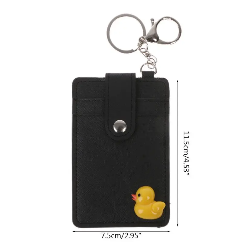 7.5x11.5cm Portable Leather ID Card Holder Card Pocket Case Badge With Keychain Key Ring
7.5x11.5cm Portable Leather ID Card Holder Card Pocket Case Badge With Keychain Key Ring