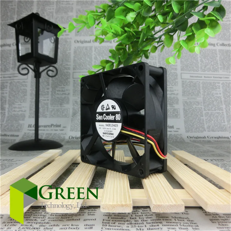 5pcs The original SANYO DENKI San Cooler 80 9A0812H409 12V 0.13A 80MM 8cm computer Server case Cooling fan with 3pin
5pcs The original SANYO DENKI San Cooler 80 9A0812H409 12V 0.13A 80MM 8cm computer Server case Cooling fan with 3pin