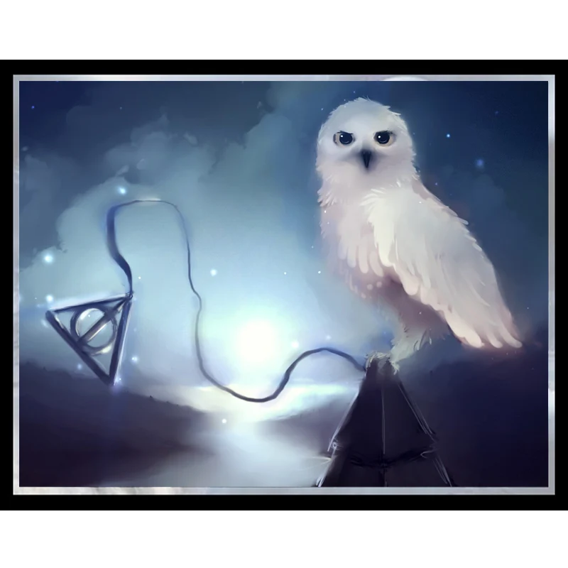 5d Diy Diamond Painting Owl Diamond Embroidery Cartoon Deathly Hallows Picture Diamond Mosaic Cross Stitch Handmade Craft Pictur
5d Diy Diamond Painting Owl Diamond Embroidery Cartoon Deathly Hallows Picture Diamond Mosaic Cross Stitch Handmade Craft Pictur