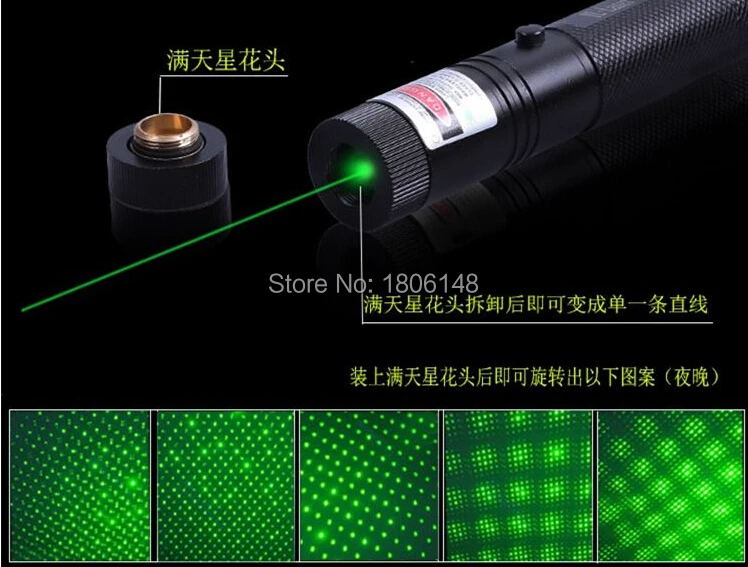 High power Military 200W 200000m 532nm Green Laser Pointer Flashlight Light Focus Burning Beam Match Burn Cigarettes Hunting
High power Military 200W 200000m 532nm Green Laser Pointer Flashlight Light Focus Burning Beam Match Burn Cigarettes Hunting