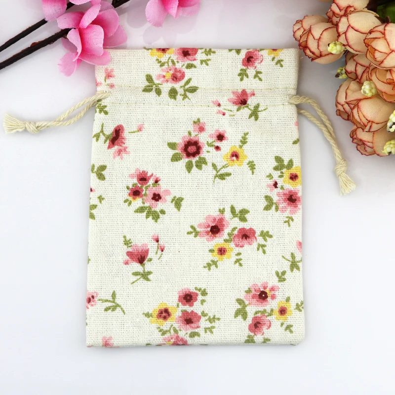 Wholesale 100pcs mini Drawstring Cotton Bag Gift Tea Sachet Storage Pouch Mini Pink Flower Pattern Packing Bags 10*14cm
Wholesale 100pcs mini Drawstring Cotton Bag Gift Tea Sachet Storage Pouch Mini Pink Flower Pattern Packing Bags 10*14cm