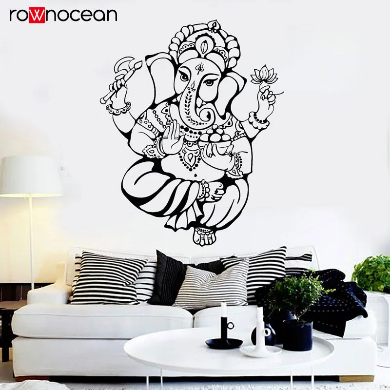 Ganesha God Hindu India Religion Stickers Wall Stickers Vinyl Home Decor Removable Mural House Interior Decals YD52
Ganesha God Hindu India Religion Stickers Wall Stickers Vinyl Home Decor Removable Mural House Interior Decals YD52