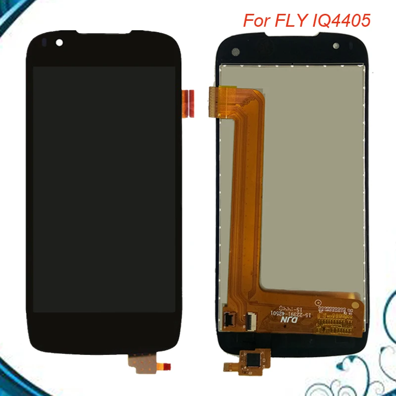 Высококачественный IQ 4405 для Fly IQ4405 ЖК дисплей и цифрователь сенсорного экрана в