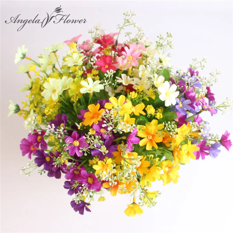One Bouquet 7 Branch 28 Heads Cute Silk Daisy Artificial Decorative Flower DIY Wedding Flower Bouquet Home Room Table Decoration
One Bouquet 7 Branch 28 Heads Cute Silk Daisy Artificial Decorative Flower DIY Wedding Flower Bouquet Home Room Table Decoration