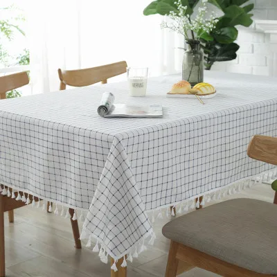 Nordic INS white blue line thick cotton linen tassel tassel tablecloth tablecloth fresh literary table cloth coffee table cover
Nordic INS white blue line thick cotton linen tassel tassel tablecloth tablecloth fresh literary table cloth coffee table cover