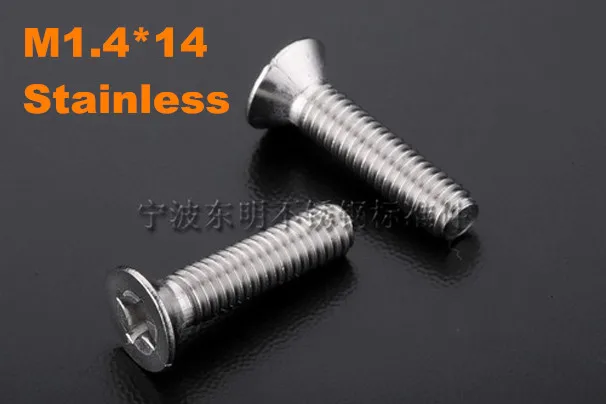 500pcs/lot M1.4*14 KM Stainless steel countersunk head philips micro machine screw electronic high precision screw
500pcs/lot M1.4*14 KM Stainless steel countersunk head philips micro machine screw electronic high precision screw