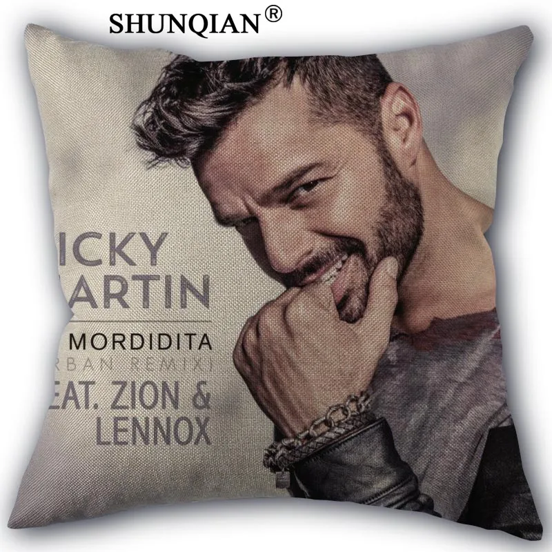 ricky martin Pillowcase Cotton Linen Square Zippered Pillow Cover Unique Design Customize Your Picture 45x45cm one side
ricky martin Pillowcase Cotton Linen Square Zippered Pillow Cover Unique Design Customize Your Picture 45x45cm one side