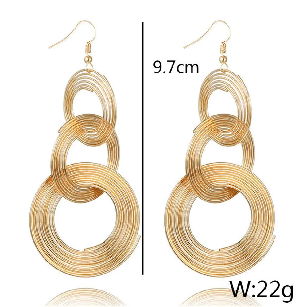 Punk Big Size Hoop Earrings Brincos Trendy Party Exaggerated Gold Color Round Circle Earrings for Women Jewelry
Punk Big Size Hoop Earrings Brincos Trendy Party Exaggerated Gold Color Round Circle Earrings for Women Jewelry