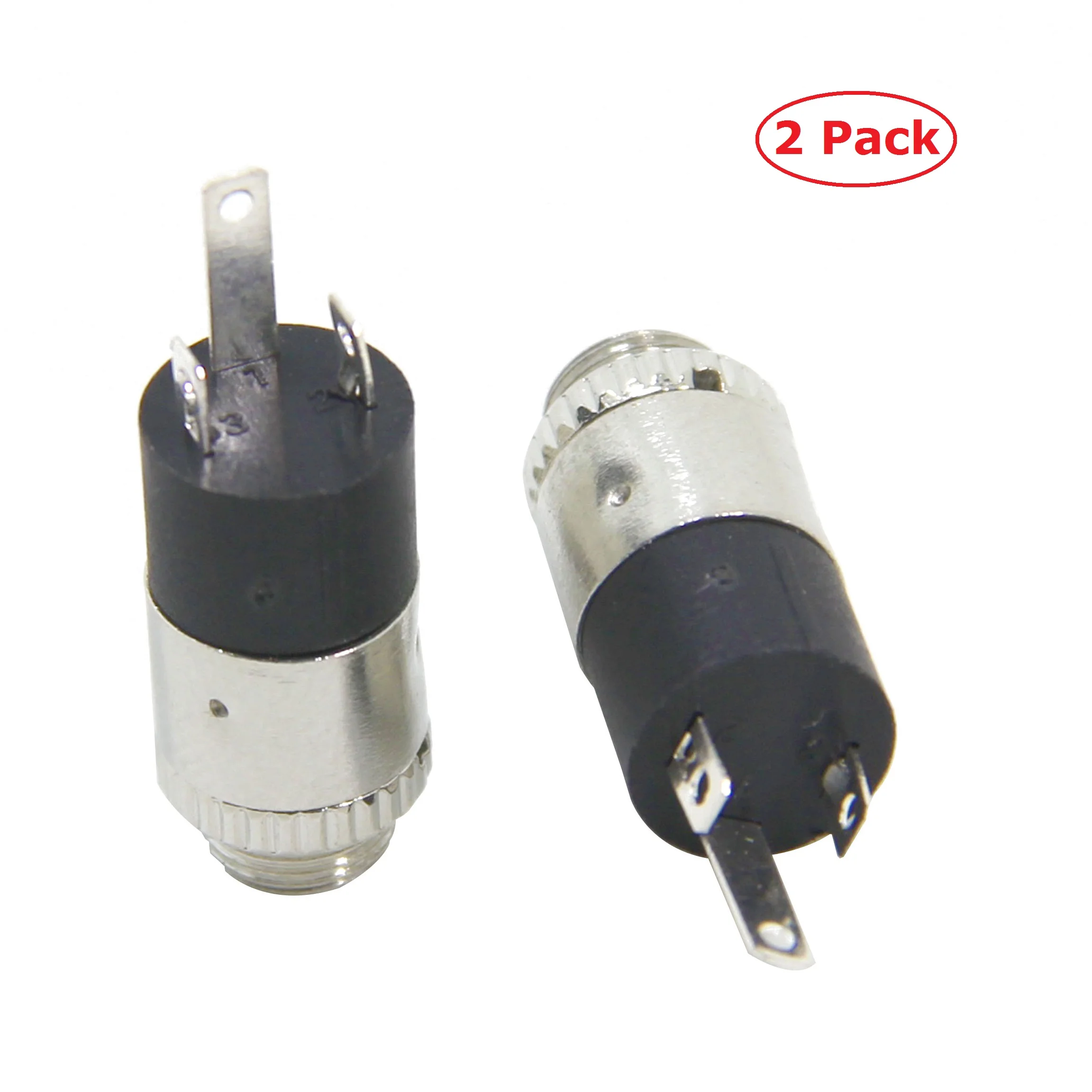Ancable 2-Pack 1/8" 3.5mm Chassis Panel Mount TRS Headphone Jack with Solder Terminals for Auxiliary Input/Output Port
Ancable 2-Pack 1/8" 3.5mm Chassis Panel Mount TRS Headphone Jack with Solder Terminals for Auxiliary Input/Output Port