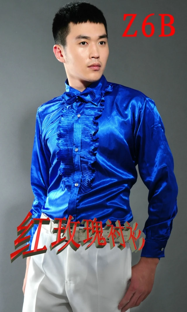 2017 Male costume shirt paillette male costume formal dress clothes The wedding dress singer's clothing 39-44
2017 Male costume shirt paillette male costume formal dress clothes The wedding dress singer's clothing 39-44