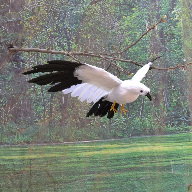 new simulation Seagull toy foam&feather big black and white wings bird model about 50x32cm 1488
new simulation Seagull toy foam&feather big black and white wings bird model about 50x32cm 1488