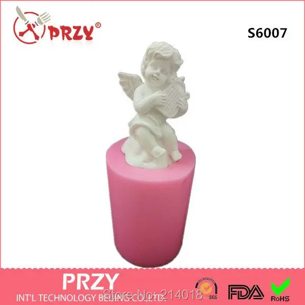 3D Mold Silicone Soap Mold Cupid Angel Candle Molds Hands Hold Pipa Handmade Diy For Cake Decorations S6007 Aroma Stone Moulds
3D Mold Silicone Soap Mold Cupid Angel Candle Molds Hands Hold Pipa Handmade Diy For Cake Decorations S6007 Aroma Stone Moulds