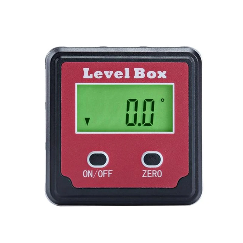 360 Bevel Box Precision Digital Protractor Inclinometer Metal Surfaces Level Angle Finder Gauge Measuring Tools Magnetic Base
360 Bevel Box Precision Digital Protractor Inclinometer Metal Surfaces Level Angle Finder Gauge Measuring Tools Magnetic Base