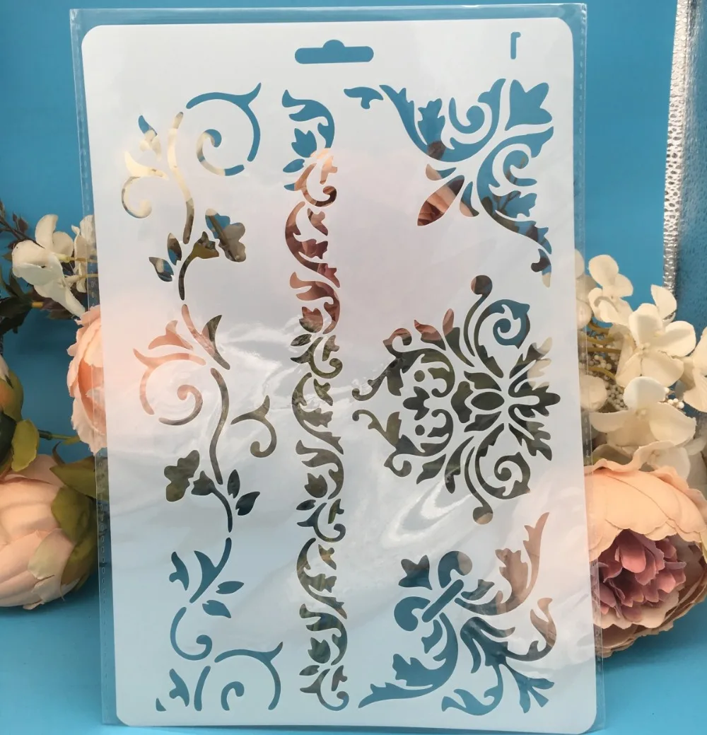27.5x19cm Flower Vine DIY Craft Layering Stencils Wall Painting Scrapbooking Stamping Embossing Album Paper Card Template
27.5x19cm Flower Vine DIY Craft Layering Stencils Wall Painting Scrapbooking Stamping Embossing Album Paper Card Template