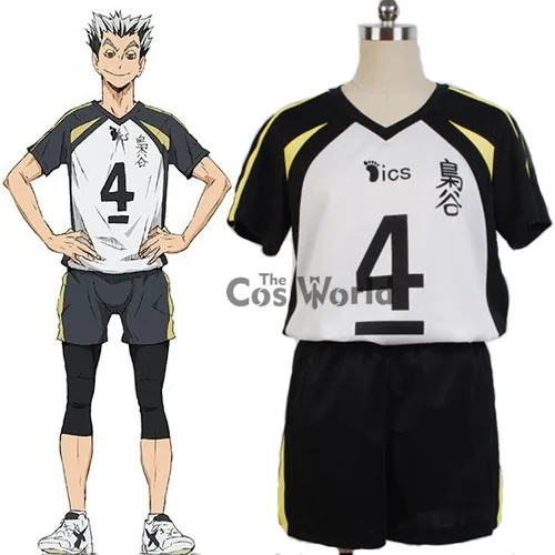 Haikyuu No.4 школьная форма футболка Топы штаны Спортивная одежда Джерси Аниме косплей костюмы
Haikyuu No.4 школьная форма футболка Топы штаны Спортивная одежда Джерси Аниме косплей костюмы