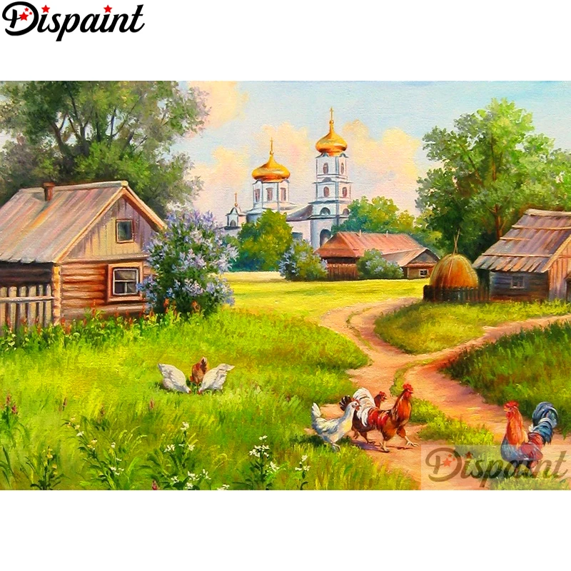 Dispaint Full Square/Round Drill 5D DIY Diamond Painting "Chicken house" Embroidery Cross Stitch 3D Home Decor A10629
Dispaint Full Square/Round Drill 5D DIY Diamond Painting "Chicken house" Embroidery Cross Stitch 3D Home Decor A10629
