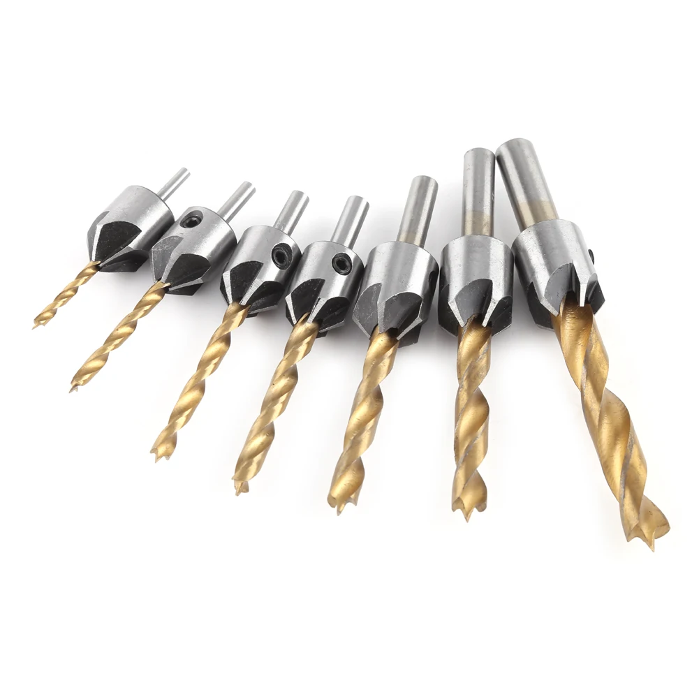 New Countersink Drill Bit Carpentry Woodworking Boring Tool Round Shank With Hex Key Boring Tool Round Shank With Hex Key Tool 
New Countersink Drill Bit Carpentry Woodworking Boring Tool Round Shank With Hex Key Boring Tool Round Shank With Hex Key Tool