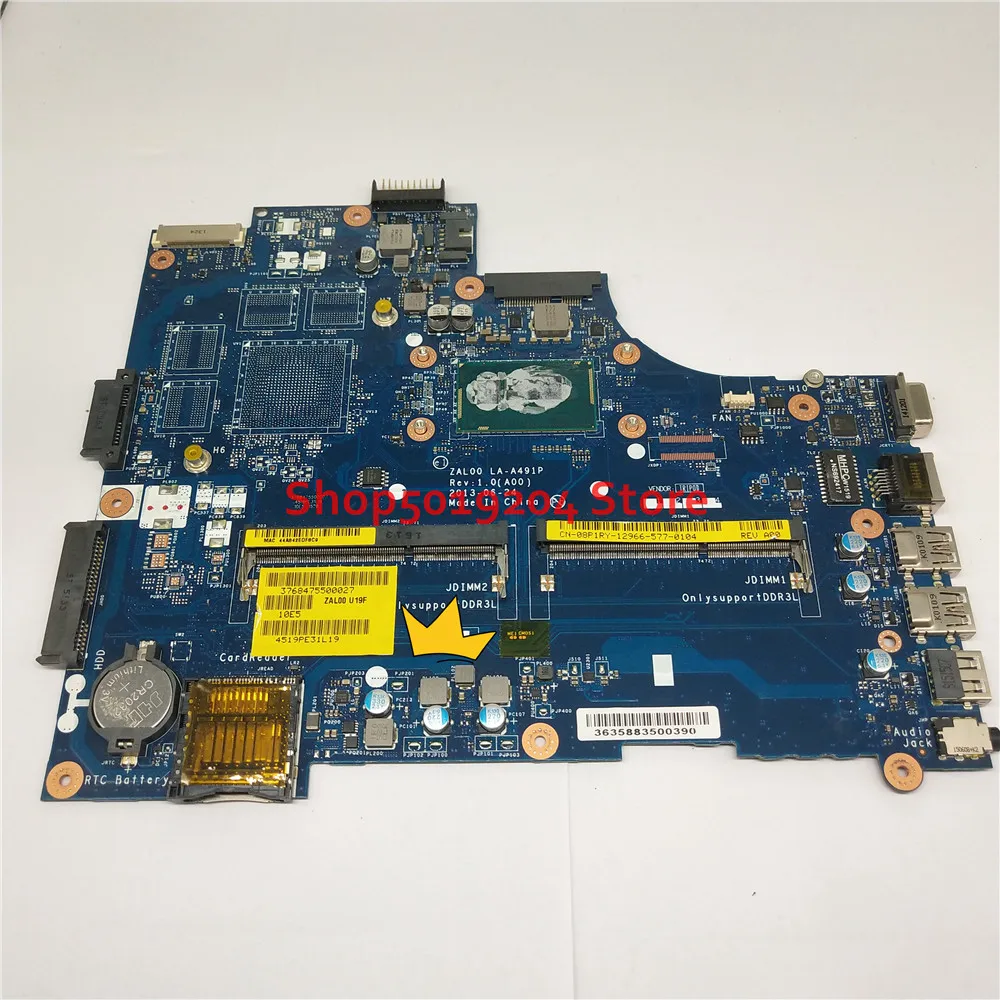 ZAL00 LA-A491P CN-08P1RY 08P1RY 8P1RY FOR DELL Dell Latitude 3540 L3540 laptop motherboard SR1EN I3-4030U mainboard
ZAL00 LA-A491P CN-08P1RY 08P1RY 8P1RY FOR DELL Dell Latitude 3540 L3540 laptop motherboard SR1EN I3-4030U mainboard