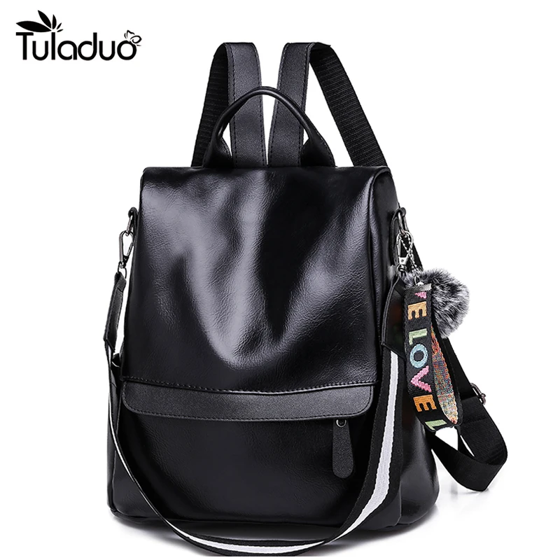 Fashion Soft Leather Backpack Women Vintage Fashion Casual Large Bag For Female Teenage Girls School Bag Solid Backpacks
Fashion Soft Leather Backpack Women Vintage Fashion Casual Large Bag For Female Teenage Girls School Bag Solid Backpacks