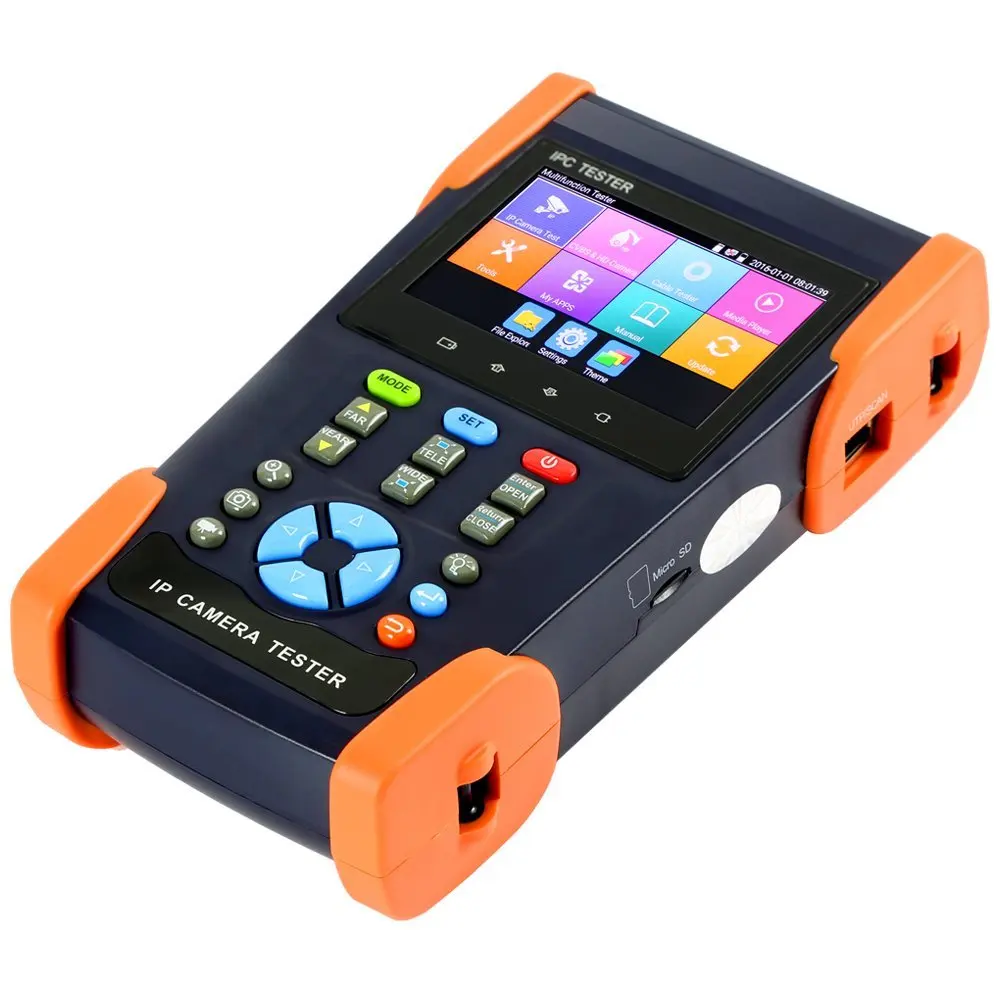 3,5 дюймовый IP-тестер видеонаблюдения, яркий TDR монитор для RJ45 WIFI POE 48V выход
3,5 дюймовый IP-тестер видеонаблюдения, яркий TDR монитор для RJ45 WIFI POE 48V выход
